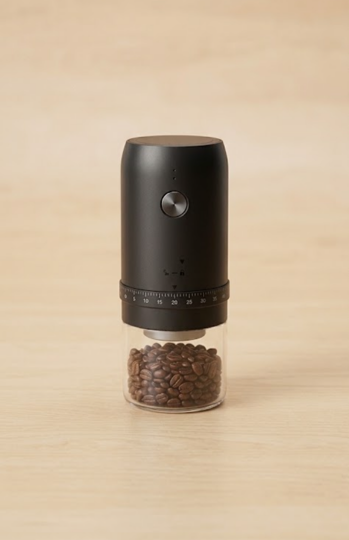 Moulin à Café Thermyne — Électrique, Portable & Mouture Ajustable 40 Niveaux