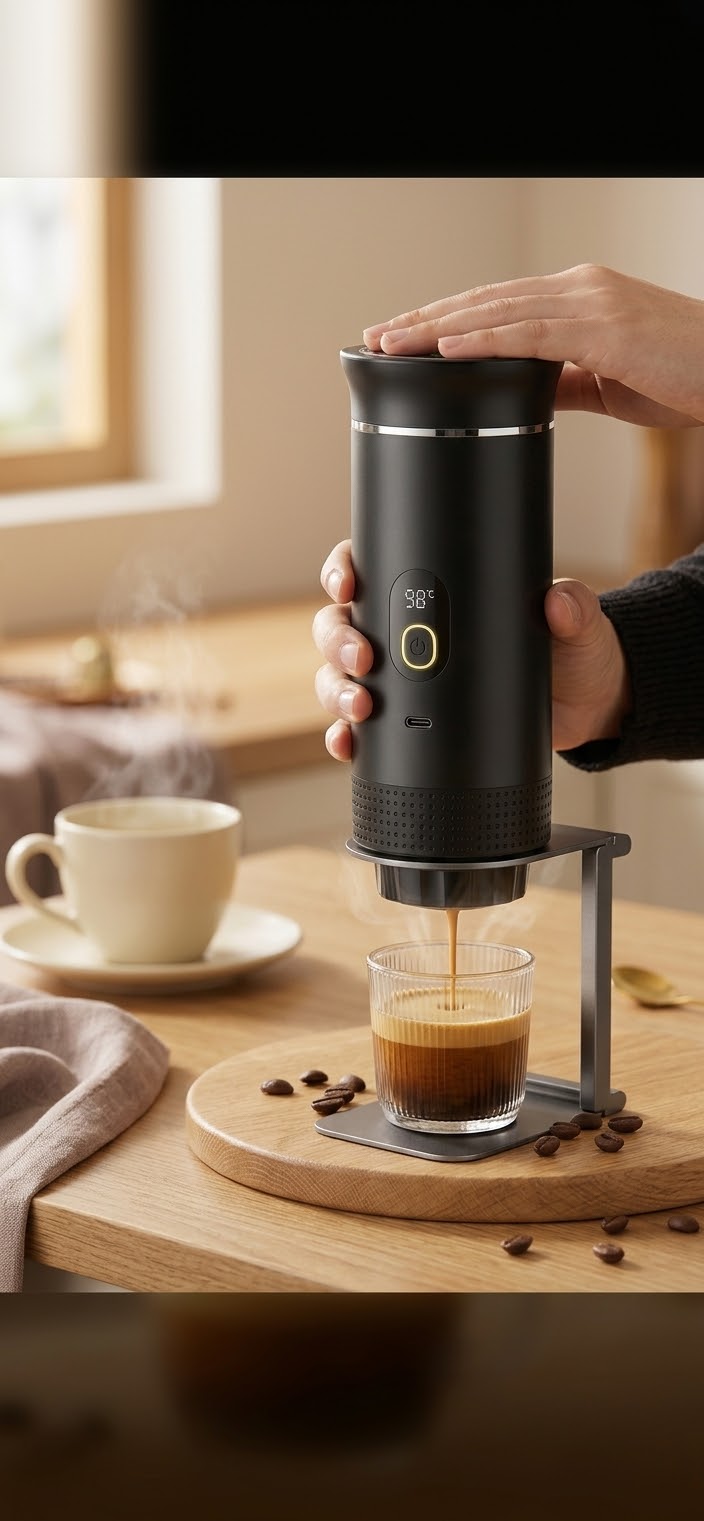 Machine à Expresso Thermyne — Café Portable Intelligent 3-en-1