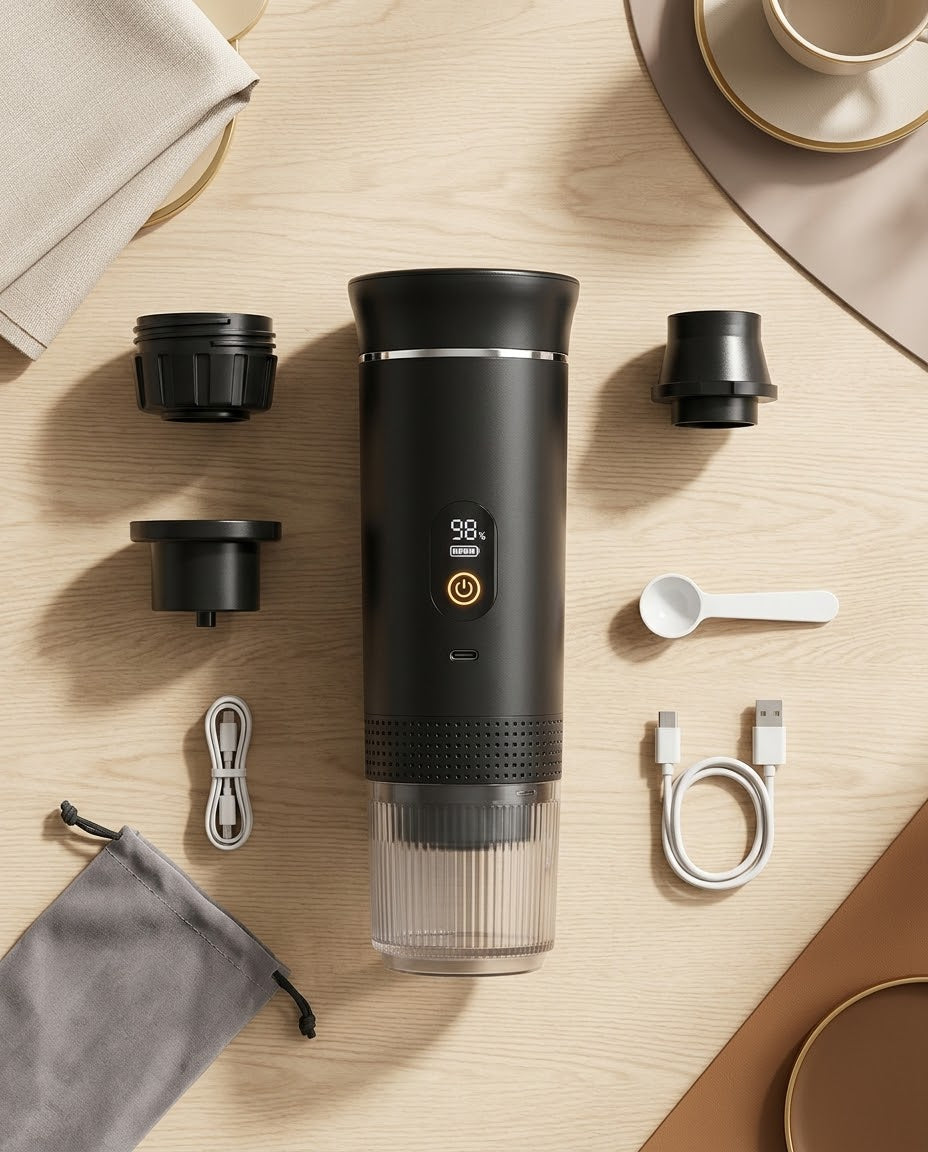 Machine à Expresso Thermyne — Café Portable Intelligent 3-en-1